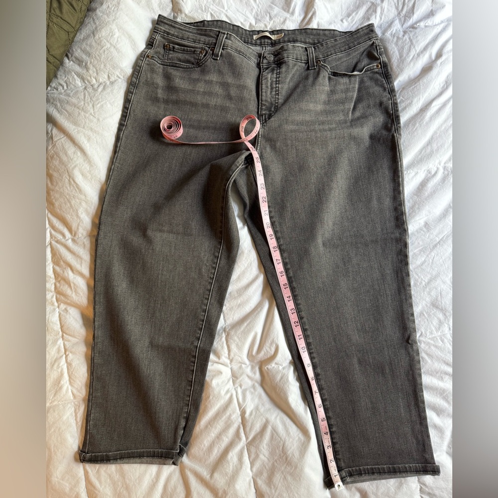 Levi’s Womens ‘Boyfriend’ grey jeans plus size 20W